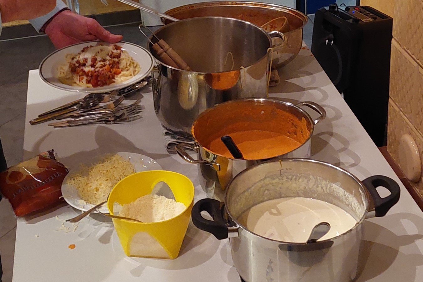 Spaghetti-Party des Schmalkalder VV
