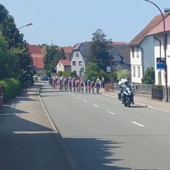 Helfer bei der Thüringer Lotto-Ladys-Radtour um Schmalkalden