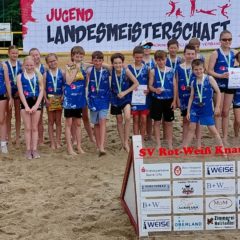 Beach-Landesmeisterschaft U13 weiblich in Knau