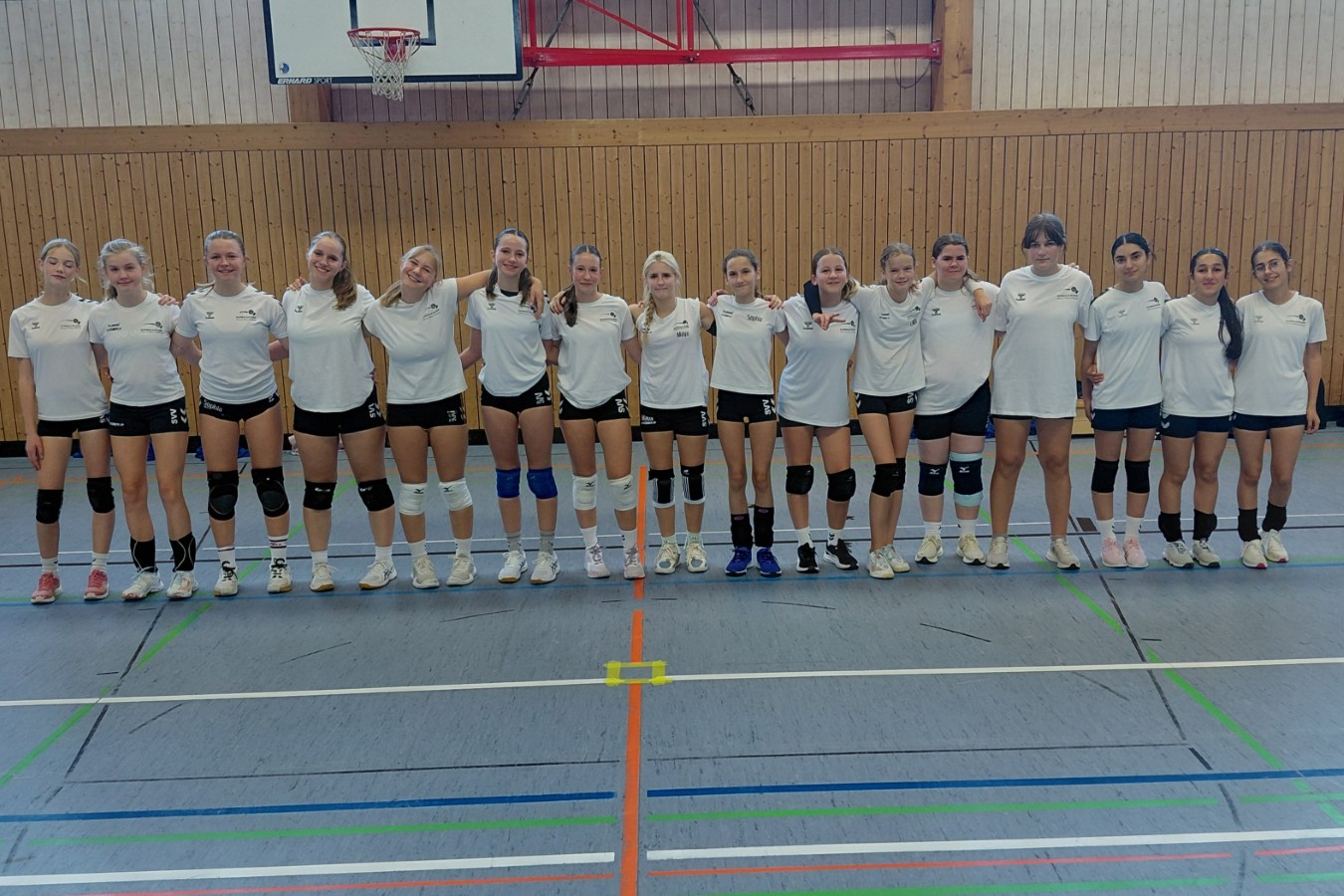 Trainingsspiel der U16 weiblich in Schwallungen