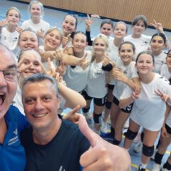 Trainingsspiel der U16 weiblich in Schwallungen
