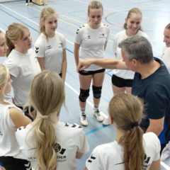 Trainingsspiel der U16 weiblich in Schwallungen