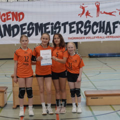 A-Finale zur Thüringer Landesmeisterschaft U13 weiblich in Schmalkalden