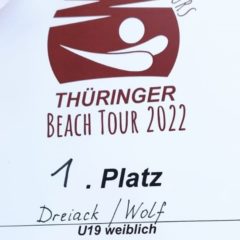 Beach-Landesmeisterschaft U19 weiblich in Sonneberg