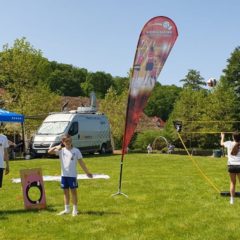 Helfer bei der Thüringer Lotto-Ladys-Radtour um Schmalkalden