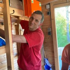 Arbeitseinsatz an der Beach-Anlage
