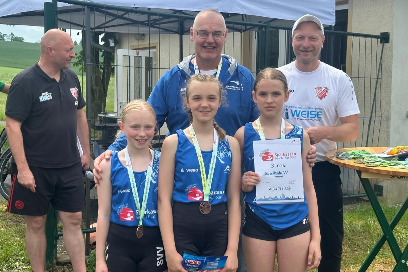 Beach-Landesmeisterschaft U13 weiblich in Knau