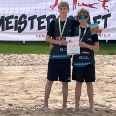 Beach-Landesmeisterschaft U15 männlich in Schmalkalden