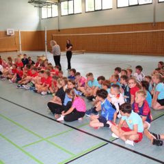 FINALE Ball-über-die-Schnur-Turnier der Schmalkalder Grundschulen