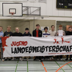 Finale zur Thüringer Landesmeisterschaft U16 männlich in Schmalkalden