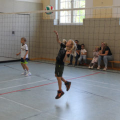 Ball-über-die-Schnur-Turnier der GS Schmalkalden (3.Klasse)
