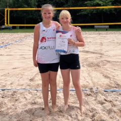 Beach-Landesmeisterschaft U13 weiblich in Schmalkalden